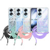 AIR* Funda Gel transparente con Cordón Oppo A60 4-Colores