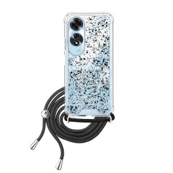 AIR* Funda Gel transparente con Cordón Oppo A60 4-Colores