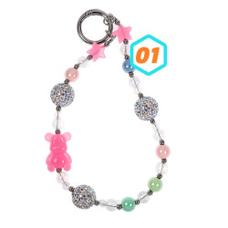 Pulsera para Colgar Móvil Brillante 20 Diseños