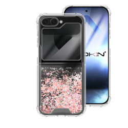 Funda Gel transparente purpurina Samsung Flip 6 4 -Colores
