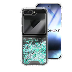 Funda Gel transparente purpurina Samsung Flip 6 4 -Colores