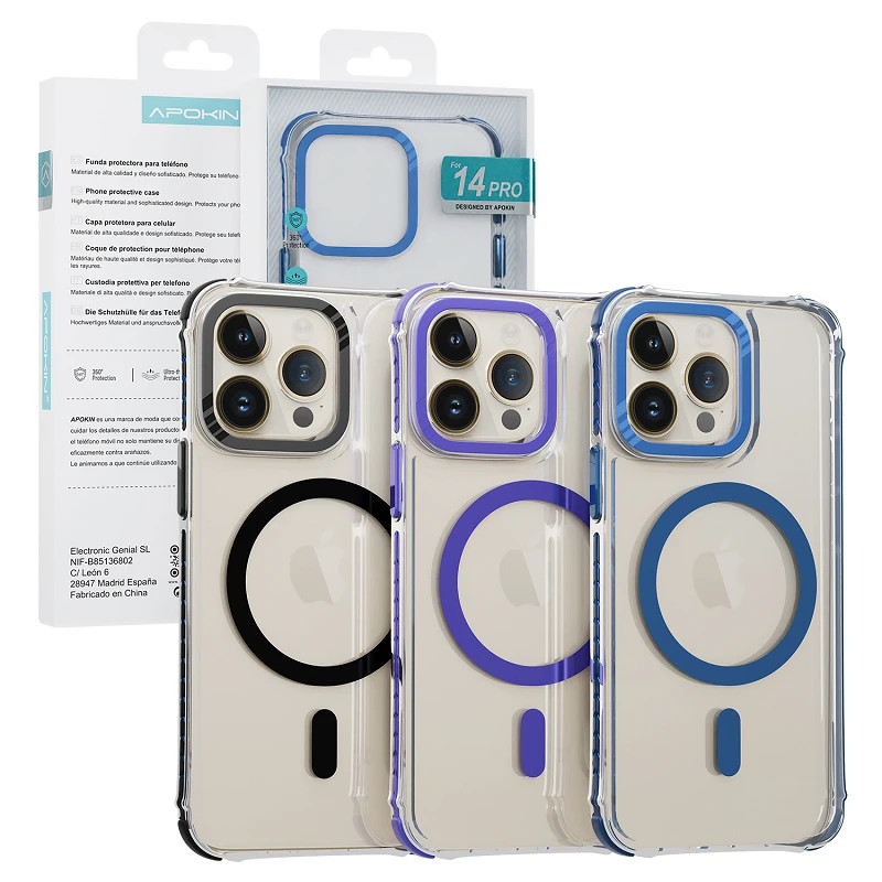 Funda Magsafe Rock Apokin iPhone 14 Pro 3-Color