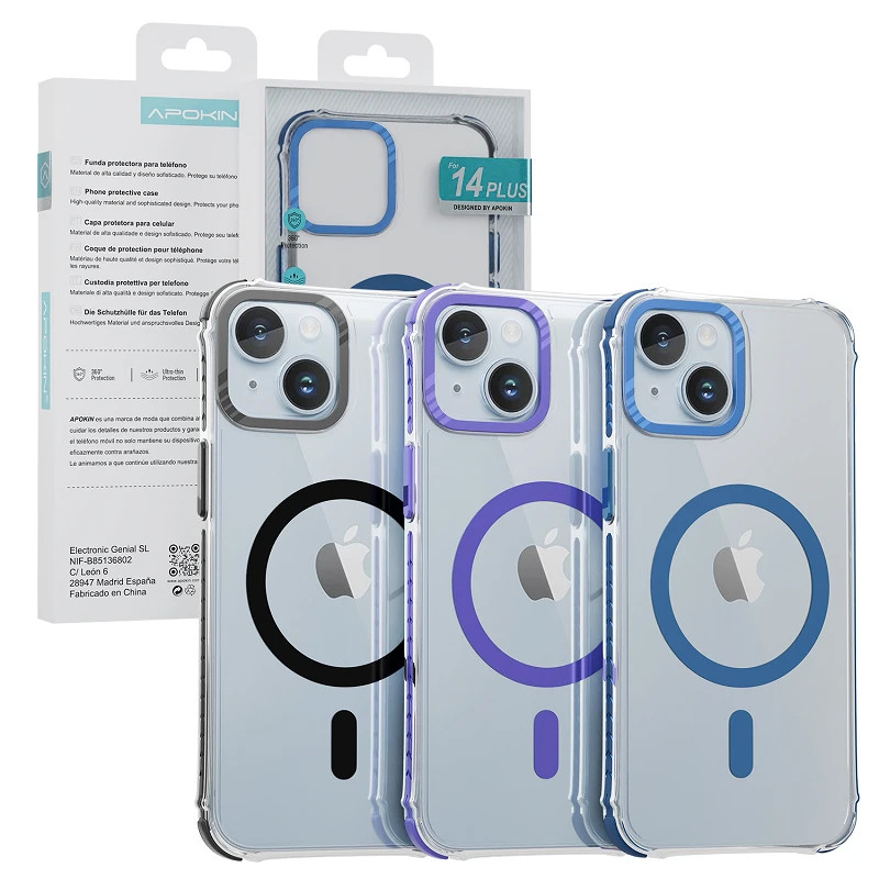 Funda Magsafe Rock Apokin iPhone 14 Plus 3-Color