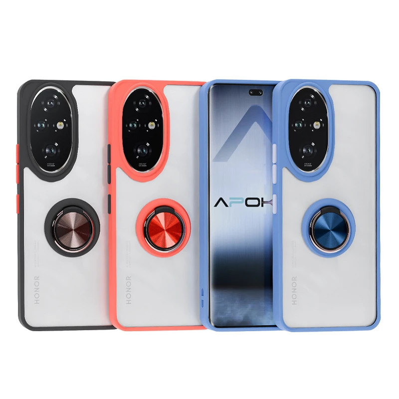 Air* Funda Gel Honor 200 Iman con soporte Smoked