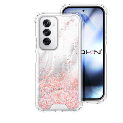 Funda Gel transparente purpurina Oppo Reno 12 4 -Colores