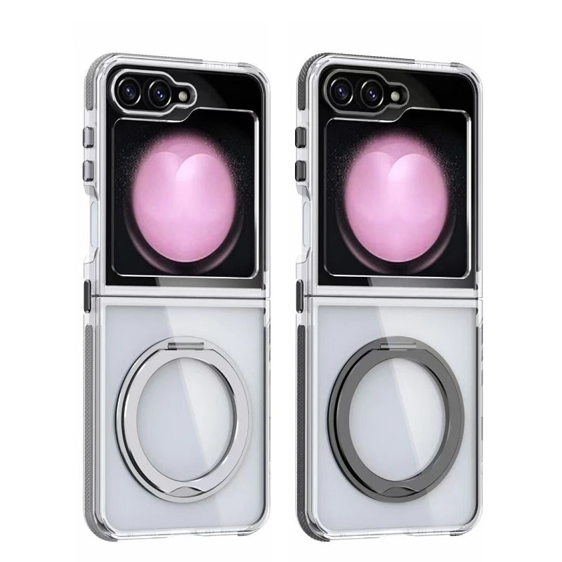 Funda Acrílica con Soporte para Samsung Z Flip 6