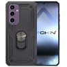 Funda Aluminio Antigolpe Samsung Galaxy S23 FE con Iman y Soporte de Anilla 360