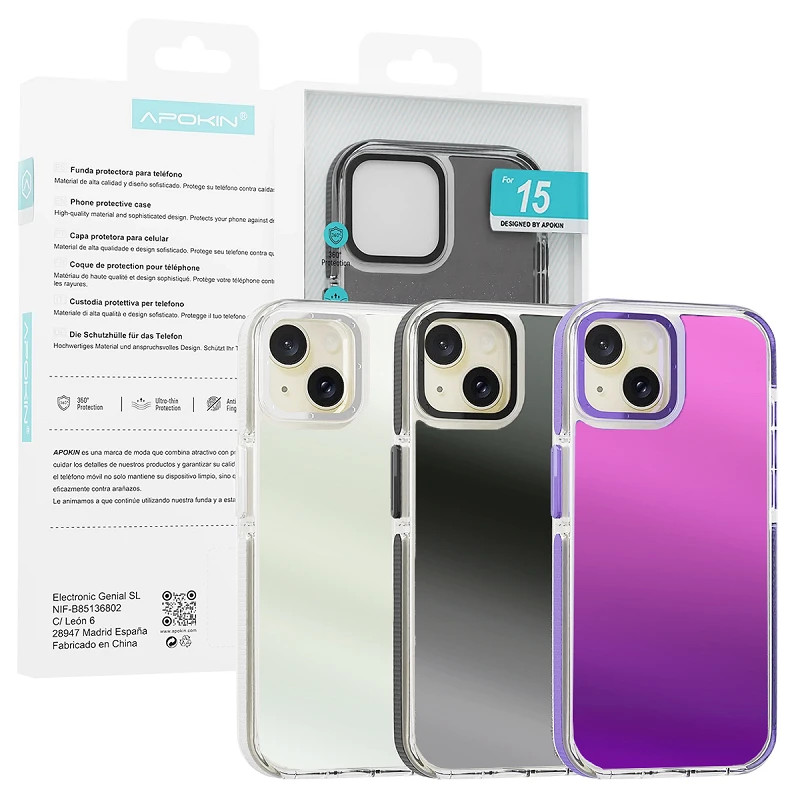 Funda Camaleon Apokin iPhone 13/14 3 Colores