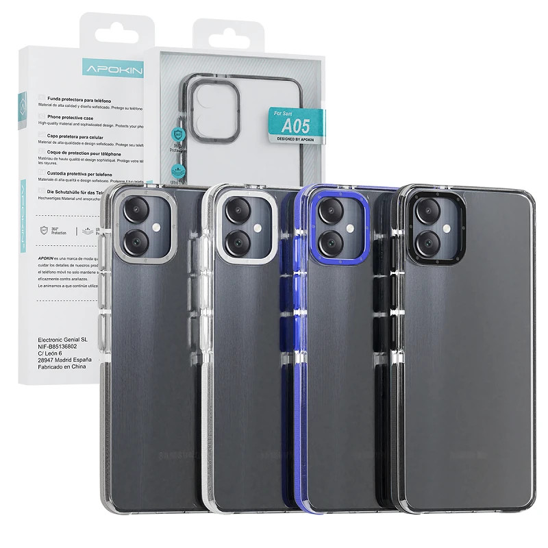 Funda Apokin Reforzada Samsung Galaxy A05 4 Colores