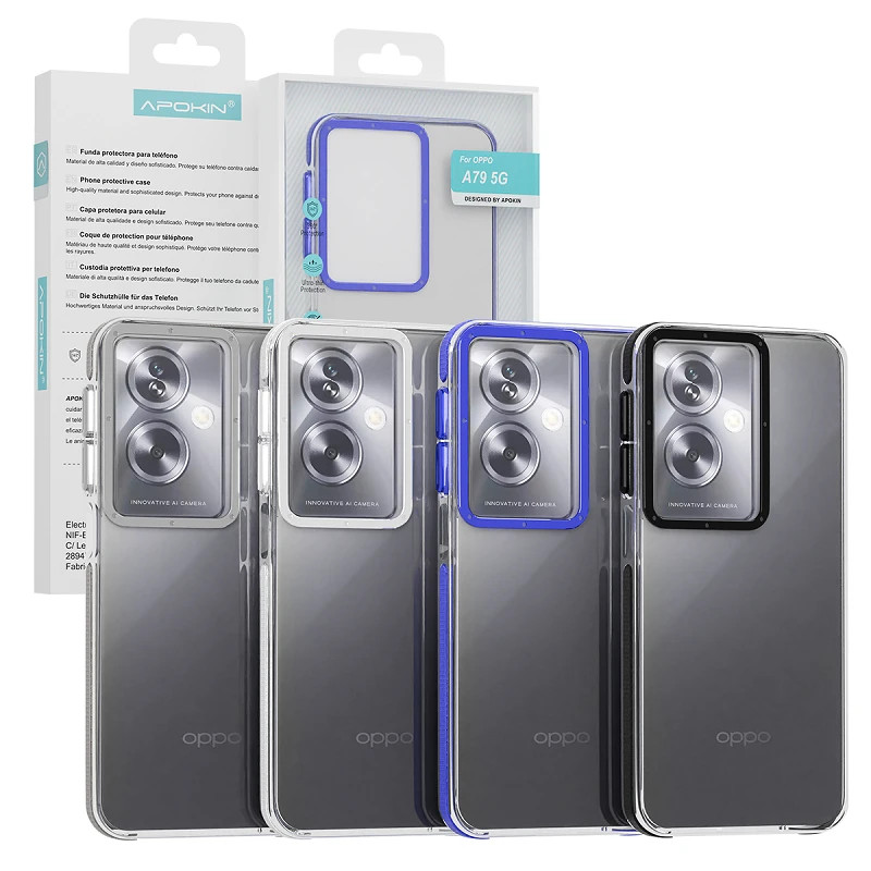 Funda Apokin Reforzada Oppo A79 4 Colores