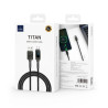 Wiwu Cable Tipo-C a Tipo-C C038 100W Titan 1.2M Blanco