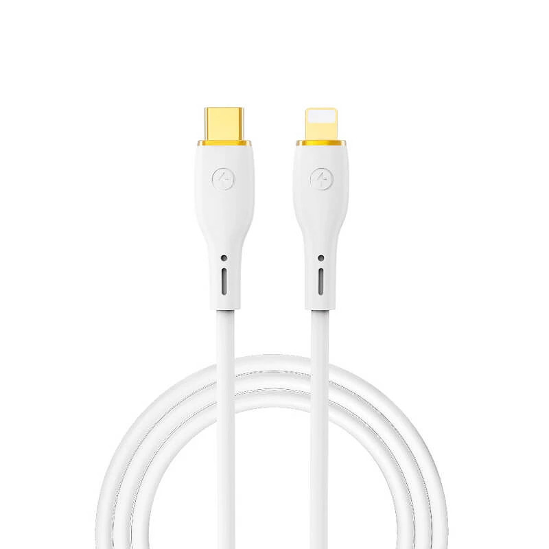 Wiwu Cable Tipo-C a Lightning C018 30W Vigor 1.2M Blanco