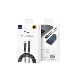 Wiwu Cable Tipo-C a Tipo-C C020 100W Thor 1.2M Negro