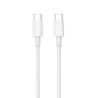 Wiwu Cable Tipo-C a Tipo-C C008 Classic 100 W 1.2M Blanco