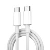 Wiwu Cable Tipo-C a Tipo-C C008 Classic 100 W 1.2M Blanco