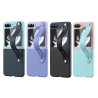 Funda con Asa Efecto Piel Samsung Flip-6
