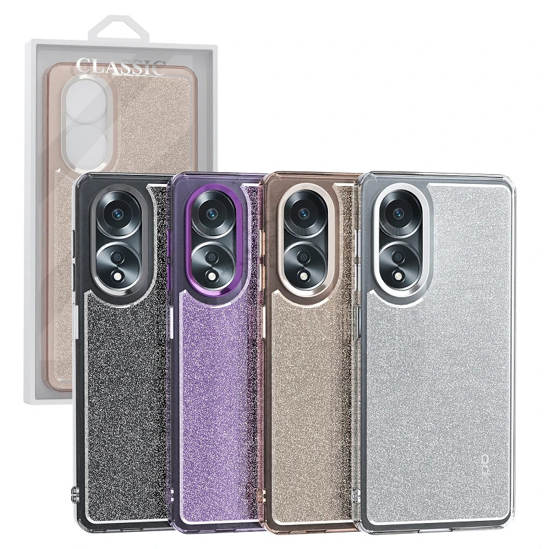 Funda Purpurina Apokin Oppo A58 4G 4-Colores