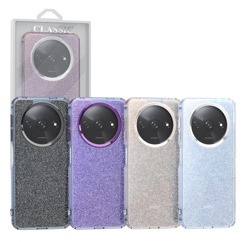 Funda Purpurina Apokin Xiaomi Redmi A3 4-Colores