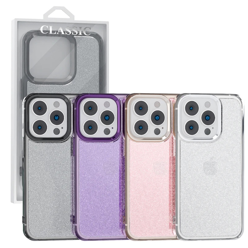 Funda Purpurina Apokin iPhone 15 Pro 4-Colores