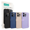 Funda de Tapa Silicona Suave para iPhone 15 4-Colores