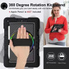 Funda para Ipad 13 Pro 2024 Con Correa y Asa y Ranura de Lapiz Anti-Golpes