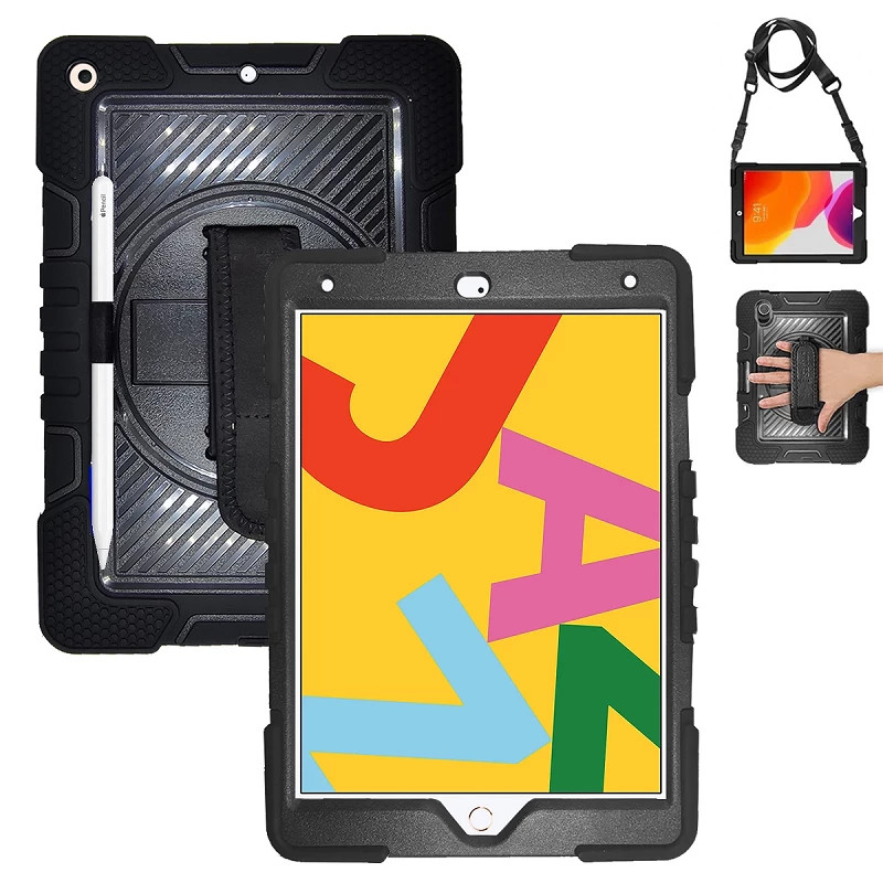 Funda para Ipad 13 Air 2024 Con Correa y Asa y Ranura de Lapiz Anti-Golpes