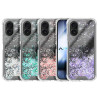 Funda Gel transparente purpurina iPhone 16 Plus 4 -Colores