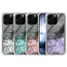 Funda Gel transparente purpurina iPhone 16 Pro Max 4 -Colores