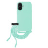 Funda suave con Cordon Iphone 16 5-Colores