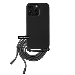 Funda suave con Cordon Iphone 16 Pro 5-Colores