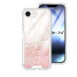 Funda Gel transparente purpurina iPhone SE4 4 -Colores