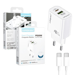 Cargador USB-A + PD Tipo-C...