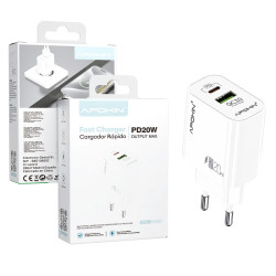 Cargador USB-A + PD Tipo-C...