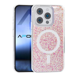 Funda Purpurina con Magsafe iPhone 15 Pro Max 4 Colores