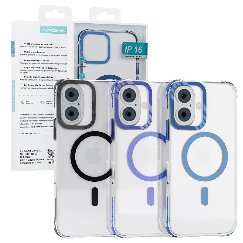 Funda Magsafe Rock Apokin iPhone 16 3-Color
