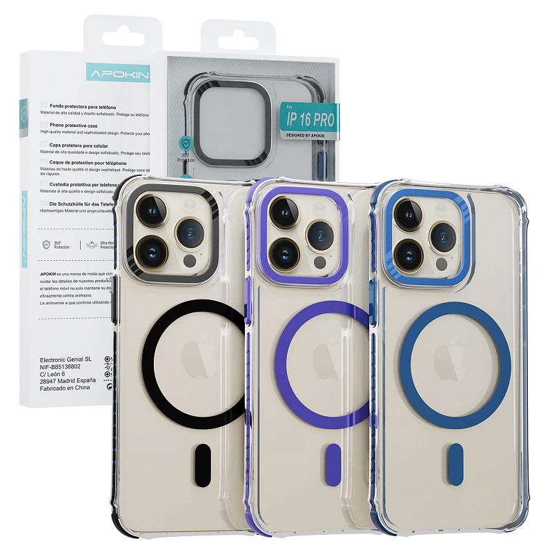 Funda Magsafe Rock Apokin iPhone 16 Pro 3-Color