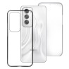 Funda Doble Oppo Reno 12 Silicona Transparente Delantera y Trasera