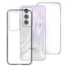 Funda Doble Oppo Reno 12 Pro Silicona Transparente Delantera y Trasera