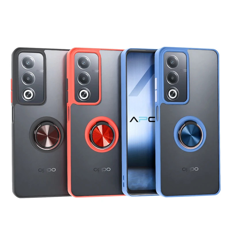 Funda Gel Oppo A80 Iman con soporte Smoked