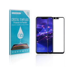 Cristal templado Full Glue 11D Premium Huawei Mate 20 Lite Protector de Pantalla Curvo Negro