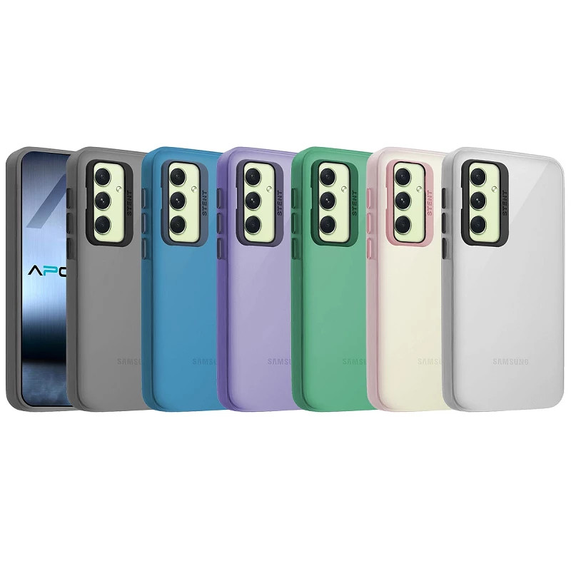 Funda Silicona Mate Con Soporte para Samsung A54 en 6-Colores