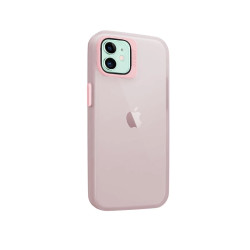 Funda Silicona Mate Con Soporte para iPhone 12 en 6-Colores