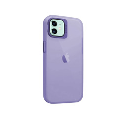 Funda Silicona Mate Con Soporte para iPhone 12 en 6-Colores