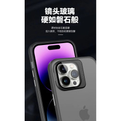 Funda Silicona Mate Con Soporte para iPhone 14 Pro Max en 6-Colores