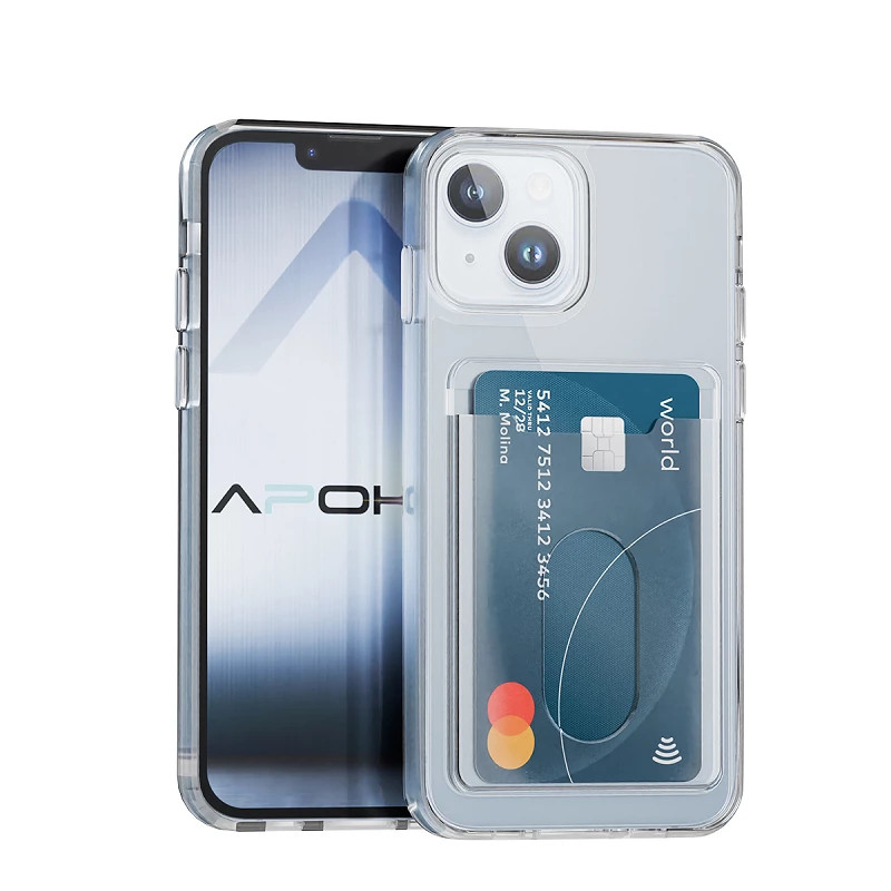 Funda Transparente con Tarjetero para iPhone 16 Pro