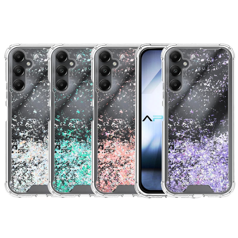 Funda Gel transparente purpurina Samsung Galaxy A06 4 -Colores