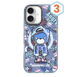 Funda Premium Mikalen Black Bear con Magsafe 8 Diseños iPhone 16 Pro Max