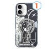Funda Premium Mikalen Black Bear con Magsafe 8 Diseños iPhone 16 Pro