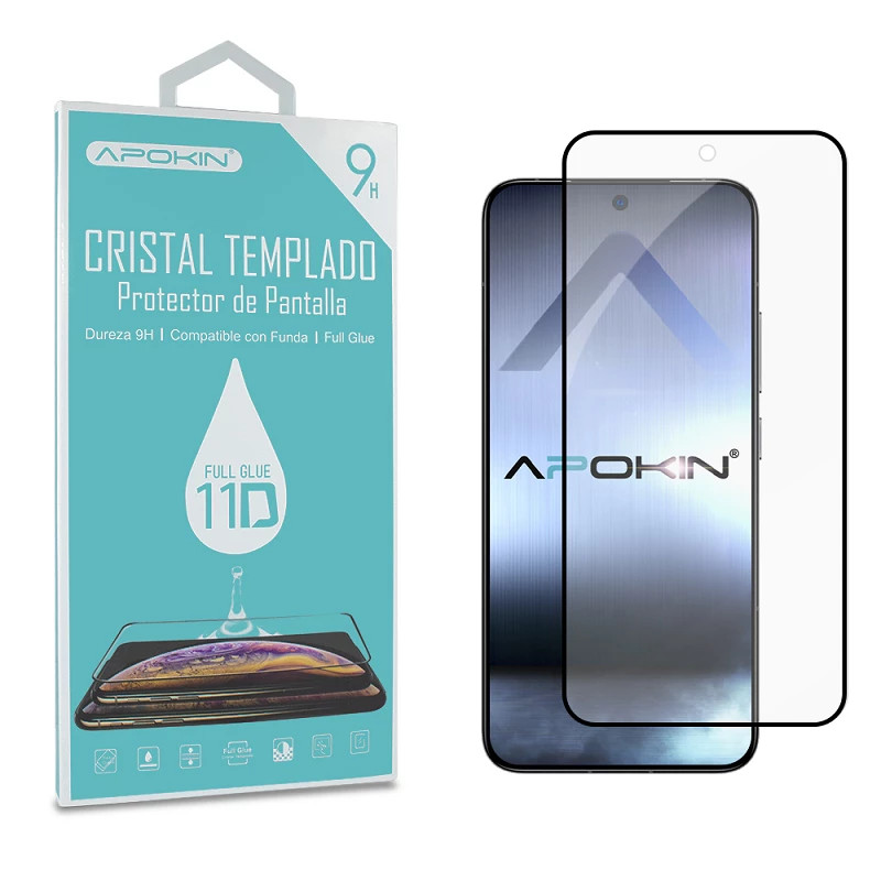 Cristal templado Full Glue 11D Premium Samsung Galaxy A55 Protector de Pantalla Curvo Negro