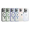 Funda Premium Transpartente Borde Color Magsafe para iPhone 16 Pro 6-Colores